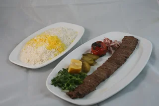 چلو کباب برگ گوسفندی